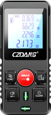 XPR3SS 120M(394 feet) Laser Distance Meter Electronic Ruler Digital Measuring Device Measurable Distance Area Volume Pythagorean Digital Laser Infrared Rangefinder Non-magnetic Electronic Level(11 cm)