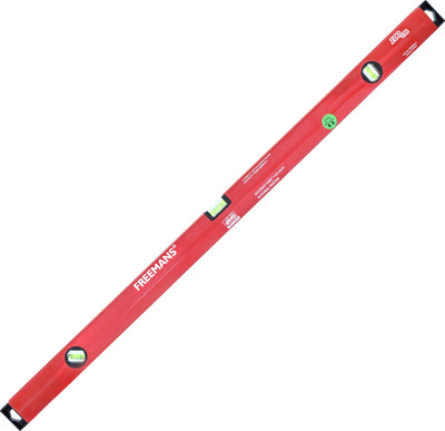FREEMANS Box Section Aluminum Spirit Box Section Aluminum Spirit Level with Magnetic Engineer's Precision Level(100 cm)
