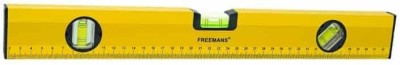 FREEMANS CL3100 Centigraff Box Section Aluminium Level and Printed scale with 3 Vials Non-magnetic Carpenter's Level(100 cm)