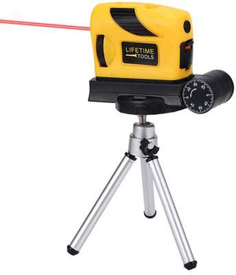 ZITRONIX Laser Level with Tripod Horizontal Vertical 360 Degree Line Tool Laser Level Horizontal and Vertical Line with Tripod 16Ft Range Battery Operated Non-magnetic Line Level(8.5 cm)