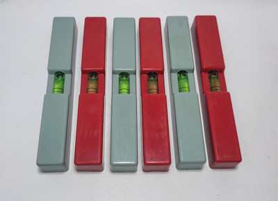 moolenterprises laboratory spirit level 150 MM for educational and measurement tool (peck of 6) spirit level 150 MM Non-magnetic Slip Level(15 cm)
