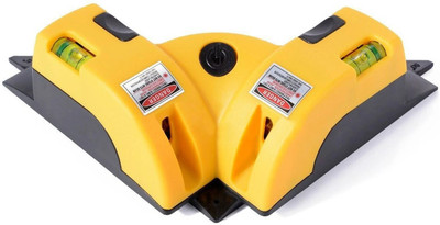 SHUANG YOU Right Angle 90 Degree Horizontal Vertical Laser Level Line Projection Square 90 degree Vertical Non-magnetic Line Level(15 cm)