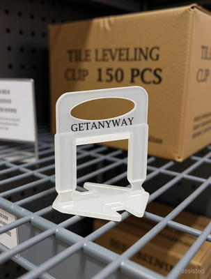 GETANYWAY Tile Levelling Spacer Clips 2 MM Clip only 150pcs For Both Floor & Walls Tiles Tile Levelling Spacer Clips 2 MM Clip only 150pcs For Both Floor & Walls Tiles Non-magnetic Post Level(4 cm)