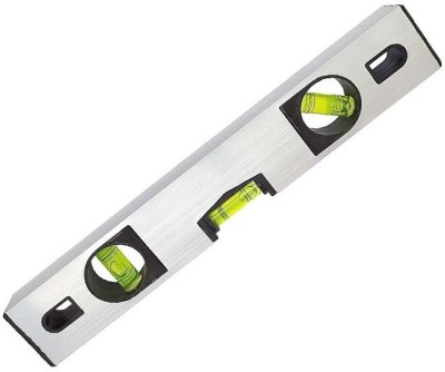 DUMDAAR new URTY-30LVLMTR Box Section Aluminium Spirit Levels with Magnet (30CM) Magnetic Carpenter's Level(30 cm)