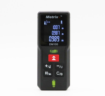 metrixplus DM100 100m Laser Distance Meter DM100 100m Laser Distance Meter Non-magnetic Electronic Level(13 cm)