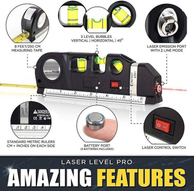 SHB LEVEL03-01 Non-magnetic Electronic Level(8 cm)