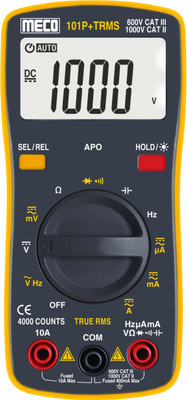 HTY MECO 101B+ Pocket Size Digital Multimeter Digital Multimeter(Multicolor 4000 Counts)