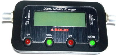 Inditrust SF-252 Digital Satellite dB Meter Digital Satellite Finder Solid Dish Antenna Gain Measuring Instrument Non-magnetic Electronic Level(20 cm)