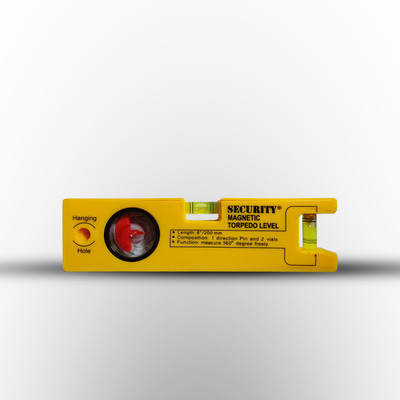 LAXMI 8 inch water level Indicator scale Magnetic Carpenter's Level(20.32 cm)