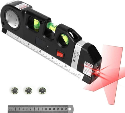 uptodatetools Tool, Multipurpose Laser Level Kit Tool, Multipurpose Laser Level Kit Non-magnetic Line Level(30 cm)