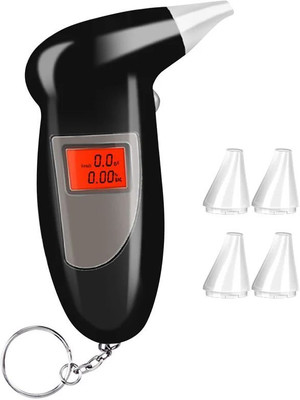 BALRAMA Non-Contact Digital Breathalyzer + Keychain Portable Breath Alcohol Tester BAC Analytical Scale