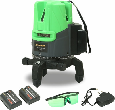 Tomahawk Self Leveling 2Line Laser Non-magnetic Engineer's Precision Professional Line Laser Cross Self Leveling, Horizon and vertical Laser Level Non-magnetic Engineer's Precision Level(30 cm)