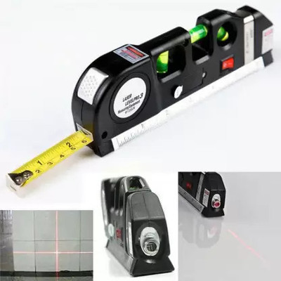 KP2 Multipurpose Laser Spirit Level Non-magnetic Carpenter's Level(30 cm)
