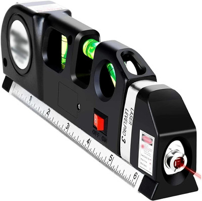 Hukimoyo Laser Leveler Tool Multipurpose Level Laser Measuring Tape with Ruler, 3 Mode Laser with Bubbles Vertical Horizontal Multifunction Leveler Tool Non-magnetic Line Level(18.5 cm) Hukimoyo Laser Leveler Tool Multipurpose Level Laser Measuring Tape with Ruler, 3 Mode Laser with Bubbles Vertical Horizontal Multifunction Leveler Tool Non-magnetic Line Level(18.5 cm)