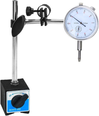 GoodsBazaar Universal Large Suction Flexible Magnetic Base Powerful Alnico Magnets Magnetic Pickup Tool for Precision Dial Test Indicator Gauge Magnetic Engineer's Precision Level(17.3 cm)