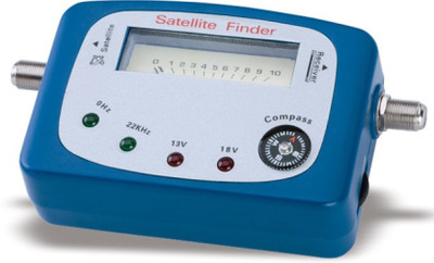 AN Sunshine ights Compass Satellite Finder Meter Analogue Signal Pointer Signal Identifier Non-magnetic Electronic Level(8 cm)