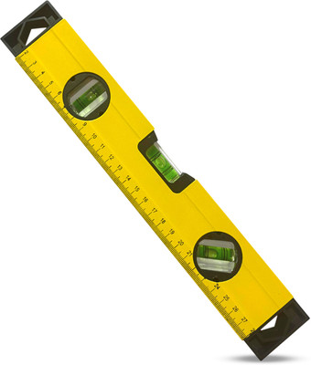 FREEMANS CL330 Centigraff Box Section Aluminium Level and Printed scale with 3 Vials Non-magnetic Carpenter's Level(30 cm)
