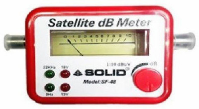 Sharum Crafts SF- 45 & 48 Analogue Satellite Signal Finder DB Meter For Full HD DTH Network Non-magnetic Electronic Level(8 cm)