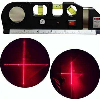 ZIODIC NEW Level Laser NEW Plastic Horizon Vertical Measure Tape Non-magnetic Carpenter's Level(8 cm)