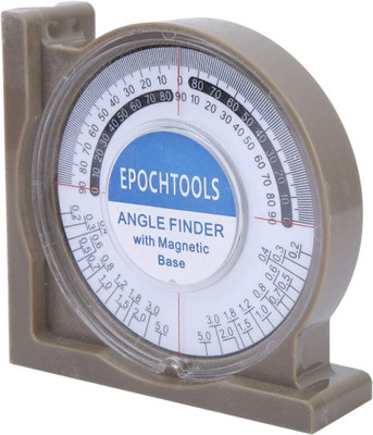 uptodatetools 0-360 Degrees Level Tool, Construction Protractors, Multifunctional Slope Slope Inclinometer Angle Finder Meter, Measuring Tool Magnetic Inclinometer Level(4 cm)