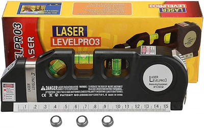 BUKU level Laser Level Line Tool Kit Magnetic Carpenter's Level(10 cm)