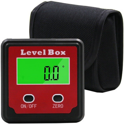 GoodsBazaar 360° Waterproof Level Box Digital Magnetic Angle Finder Gauge 0 to 360 Degree Ma Magnetic Engineer's Precision Level(6 cm)