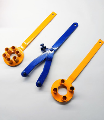 4MECH Heavy Duty 2 Clutch Holder + Magnet Scissor ( Kenchi) Multivehicle Tool Lever Tool(29 cm)