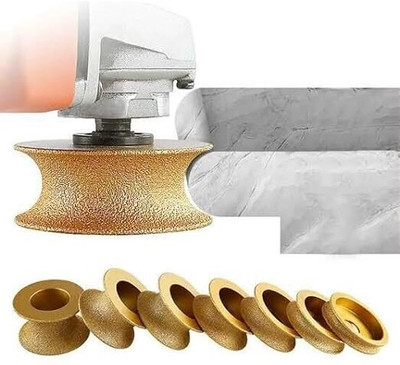 Helmik Vacuum Brazed Diamond Grinding wheel 75mm Dia 40mm Height Full molding wheel Lever Tool(7.5 cm)