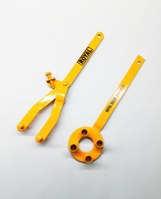 4MECH Clutch Holder 4 Pin Multi-Vehicle Variator Remover Puller Tool Kanchi Pullar Lever Tool(15 cm)