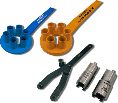 4MECH 6 Pin-Light+6 Pin-Heavy-Super+Magnet Scissor+2 Clutch Nut, Clutch Holder Set Lever Tool(30 cm)