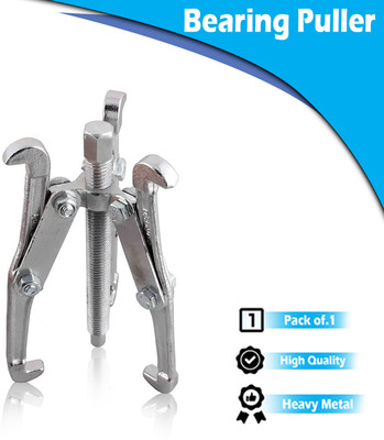 ARQEST 4 Inches Heavy Duty Bearing & Gear Puller With 3 Jaws/Legs Ar_a Lever Tool(10 cm)