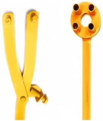Tools India 4 Pin Bike Clutch Holder, Multi-Vehicle Variator Remover Tool Kanchi Pullar Lever Tool(12 cm)
