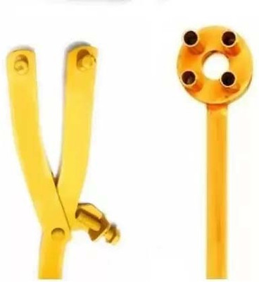 Wolzook Bike Clutch Holder 4 Pin Multi-Vehcle Variator Remover Puller Tool Kanchi Pullar Lever Tool(15 cm)