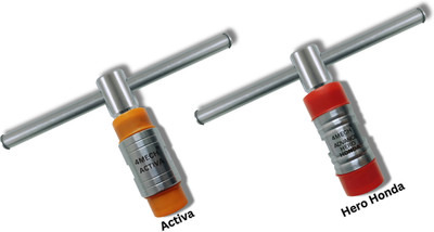 4MECH 17-IN-1+STAR/PULSAR-CLUTCH-NUT Heavy Duty Magnet Flywheel Puller Set Lever Tool(18 cm)