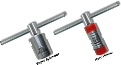 4MECH 17-IN-1+STAR/PULSAR-CLUTCH-NUT Heavy Duty Magnet Flywheel Puller Set Lever Tool(18 cm)
