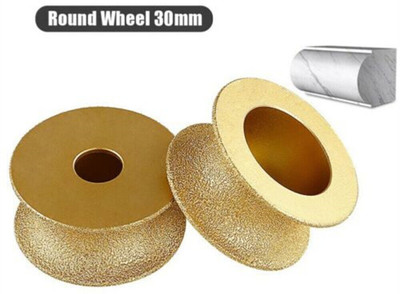 TileMaster 30mm Round Dry Vacuum Brazed Diamond Grinding Wheel pack of 1 Lever Tool(8 cm)
