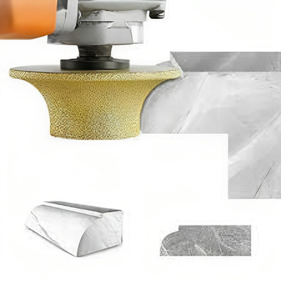 TILFIXER Brazed Diamand grinding wheel profile half round wheel (20mm) Lever Tool(2 cm)