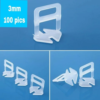 ToolsT 3mm good quality floring levling clip (pekc off 100pis) Lever Tool(2 cm)