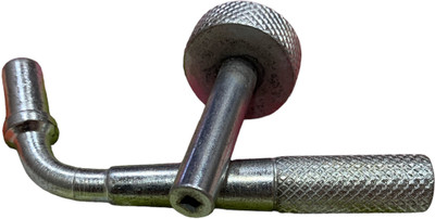 EmmEmm Combo of L Shape & Round Shape Multi Bikes Tappet Adjuster Keys Lever Tool(10 cm)