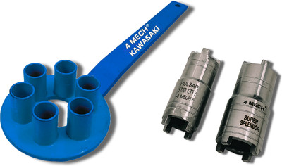 4MECH 6 Pin-Light+2 Clutch Nut, Multivehicle, Clutch Holder Set Vehicle Tool Kit