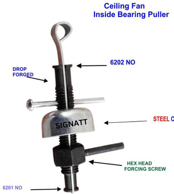 SIGNATT Ceiling Fan Bearing Puller 2 in 1 Two in One 6201-6202 Lever Tool (14 cm) Lever Tool(14 cm)