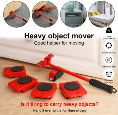 NITYA Heavy Furniture Moving System Lifter Kit Lever Tool(10 cm)
