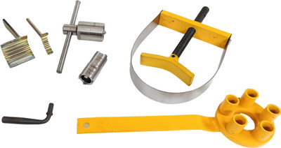 TOOLBUX 6 Pieces Repairing Tool Set Bajaj Pulsar Motorbike Made on CNC Machine Lever Tool(4 cm)