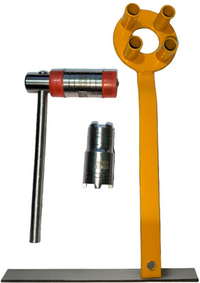 Wolzook Hero Honda 4 PIN Clutch Holder With Hero Honda Puller and spanner Nut Wol-a0 Lever Tool(12 cm)