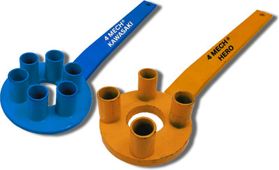 4MECH 6 Pin-Light+4 Pin-Heavy, Multivehicle, Clutch Holder Set Lever Tool(30 cm)