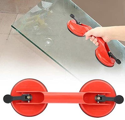 FLAMINGO ENTERPRISE 2PC Plastic glass suction cup Double Handle Glass Puller Lifter Lever Tool(22 cm)