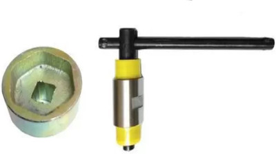 GrabMoor Magnet Flywheel puller with clutch nut spanner For Activa Lever Tool(10 cm)