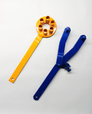 4MECH Multivehicle Clutch Holder + Magnet Scissor ( Kenchi) Lever Tool(29 cm)