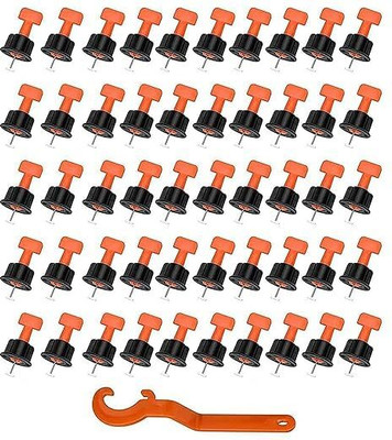 Archoice 50 PCS Tile Leveling System Kit Reusable Tile Leveler Needle Lever Tool Lever Tool(7 cm)