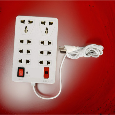 LifoDora EXTENTION BOARD 8+1 MINI WITH LED LIGHT INDICATERGHO189 Plastic Light Socket(Pack of 1)
